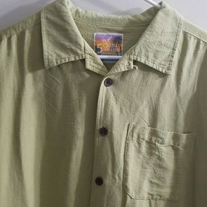 Lot of 2 cubavera and margaritaville shirts sz lrg